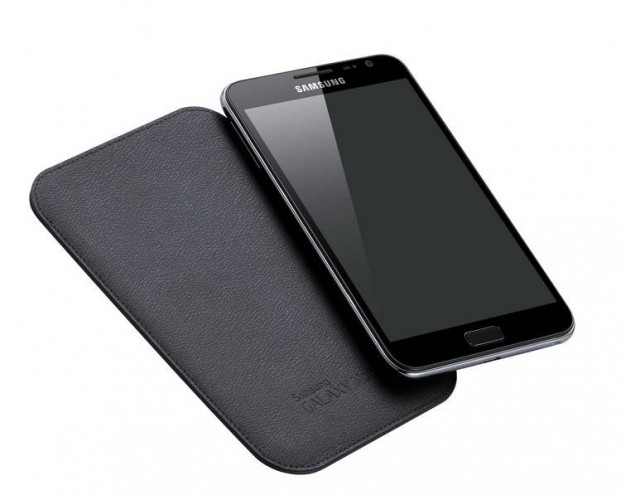 Samsung kožený obal pre Samsung Galaxy Note, čierna