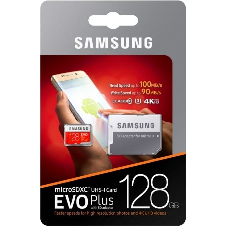 Samsung Micro SDXC karta 128GB EVO Plus + SD adaptér POUŽITÉ, NEO