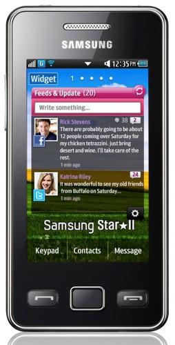 Samsung Star II Duos (C6712), čierny