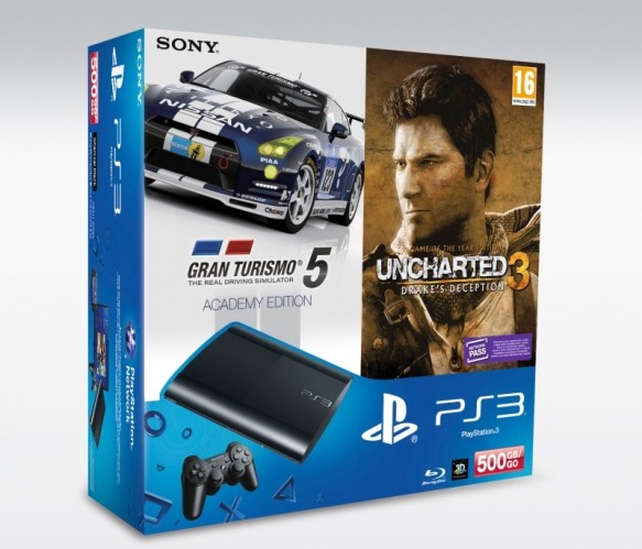Sony PlayStation 3 - 500GB + GT5 Academy Edition + U3 GOTY