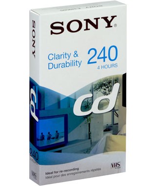 Sony videokazeta VHS 240min. typ CD