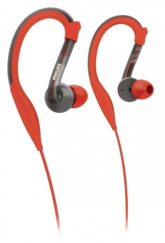 Sportovní sluchátka červená SHQ3200/10