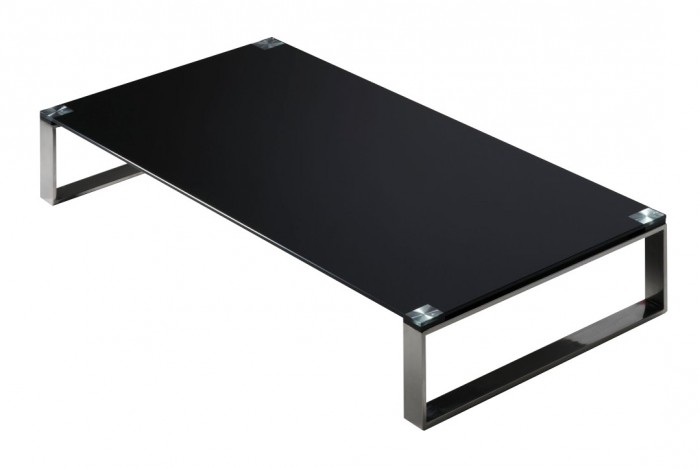 Stain - Konferenčný stolík (čierna, 60x120 cm)