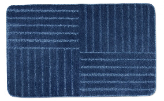 Standard - Kúpeľňová predložka 60x100 (modré pruhy)