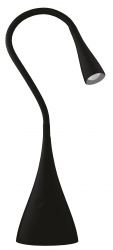 Stolná LED lampička Emos DEL-1211 B, čierna