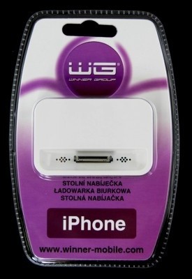Stolná nabíjačka iPhone 4 white