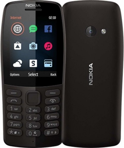 Tlačidlový telefón Nokia 210 DS, čierna POUŽITÉ, NEOPOTREBOVANÝ T