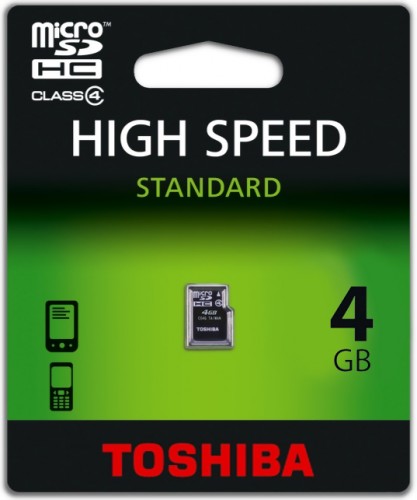 Toshiba micro SD with Adapter  4GB