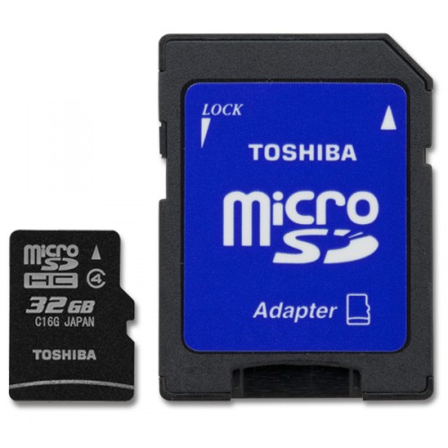 Toshiba microSDHC s adaptérom 32GB