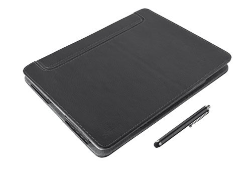 Trust eLiga Elegant Folio Stand with stylus for iPad, čierna