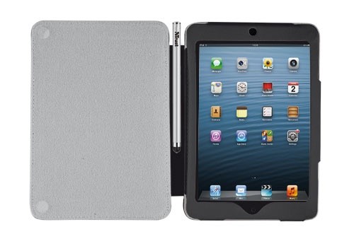 Trust eLiga Elegant Folio Stand with stylus for iPad mini - black
