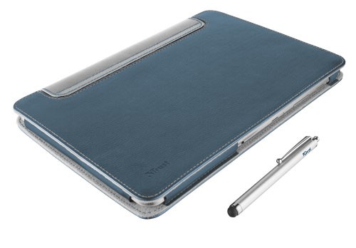 Trust eLiga Folio Stand with stylus for Galaxy Tab 2 10.1, modrá