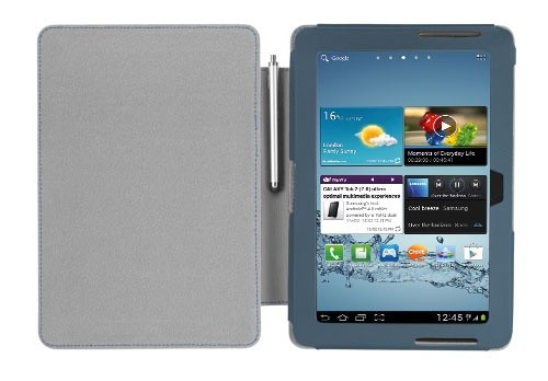 Trust eLiga Folio Stand with stylus for Galaxy Tab 2 10.1, modrá