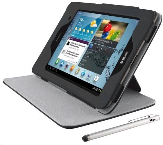 Trust eLiga Folio Stand with stylus for Galaxy Tab 2 7.0