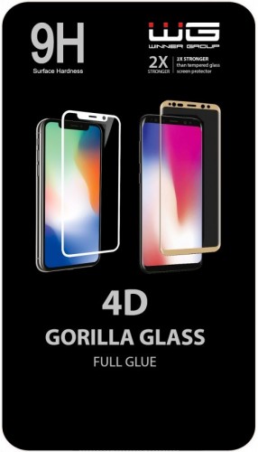 Tvrdené sklo 4D pre Samsung Galaxy A51, Full Glue, čierna POŠKODE