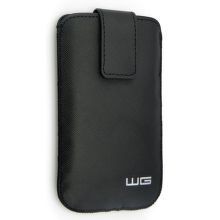 Univerzálne puzdro na telefón WG Pure, vsuvka, 91x165 mm, čierne