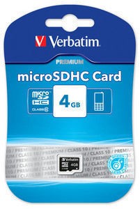 Verbatim Micro SDHC 4GB (44011)