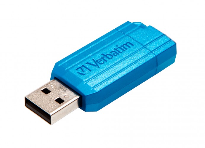 Verbatim USB Flash Disk Store 'n' Go PinStripe 16GB - modř