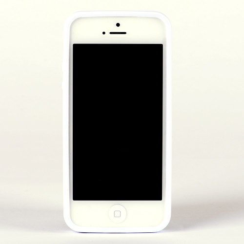 Winner Group gelskin + fólia pre iPhone 5, biela