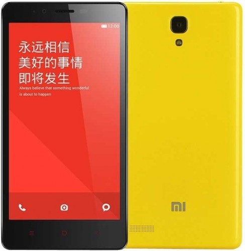 Xiaomi Redmi Note LTE yellow VADA VZHĽADU, ODRENINY