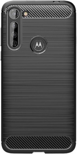 Zadný kryt pre Motorola Moto G8 Power Lite, Carbon, čierna ROZBAL