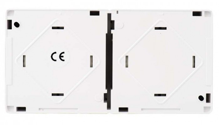 Zásuvka nástěnná dvojitá ZaRa bílá 4FN15090/90.2101/S IP44